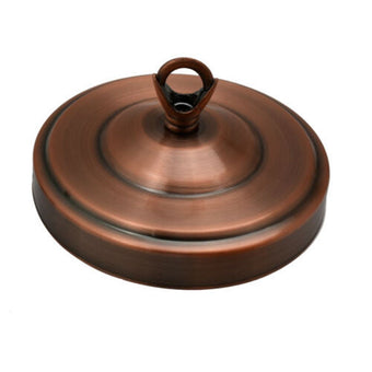 compare product 108mm Diameter Ceiling Rose Hook Plate Copper Color Light Fitting Chandelier~2648