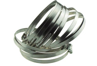 A2 Hose Clip 170mm-190mm - Adjustable 304 Stainless Steel Duct Clamps Hose Pipe Clamps Air Ducting Clamp Worm Drive Hose Clamps