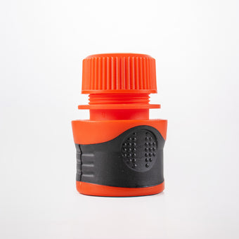compare product Premium Garden Hose Yellow with Orange Lock Connectors for Garden Irrigation Kit