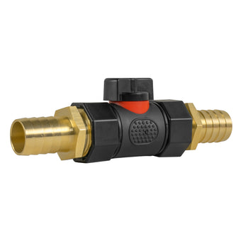 compare product In-Line BSPF Valve with 2 x 19mm Brass Barb Connectors for Garden Irrigation Kit