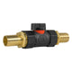 In-Line BSPF Valve with 2 x 19mm Brass Barb Connectors for Garden Irrigation Kit