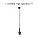 Industrial Vintage Hemp Rope Hanging Pendant Light ~1126